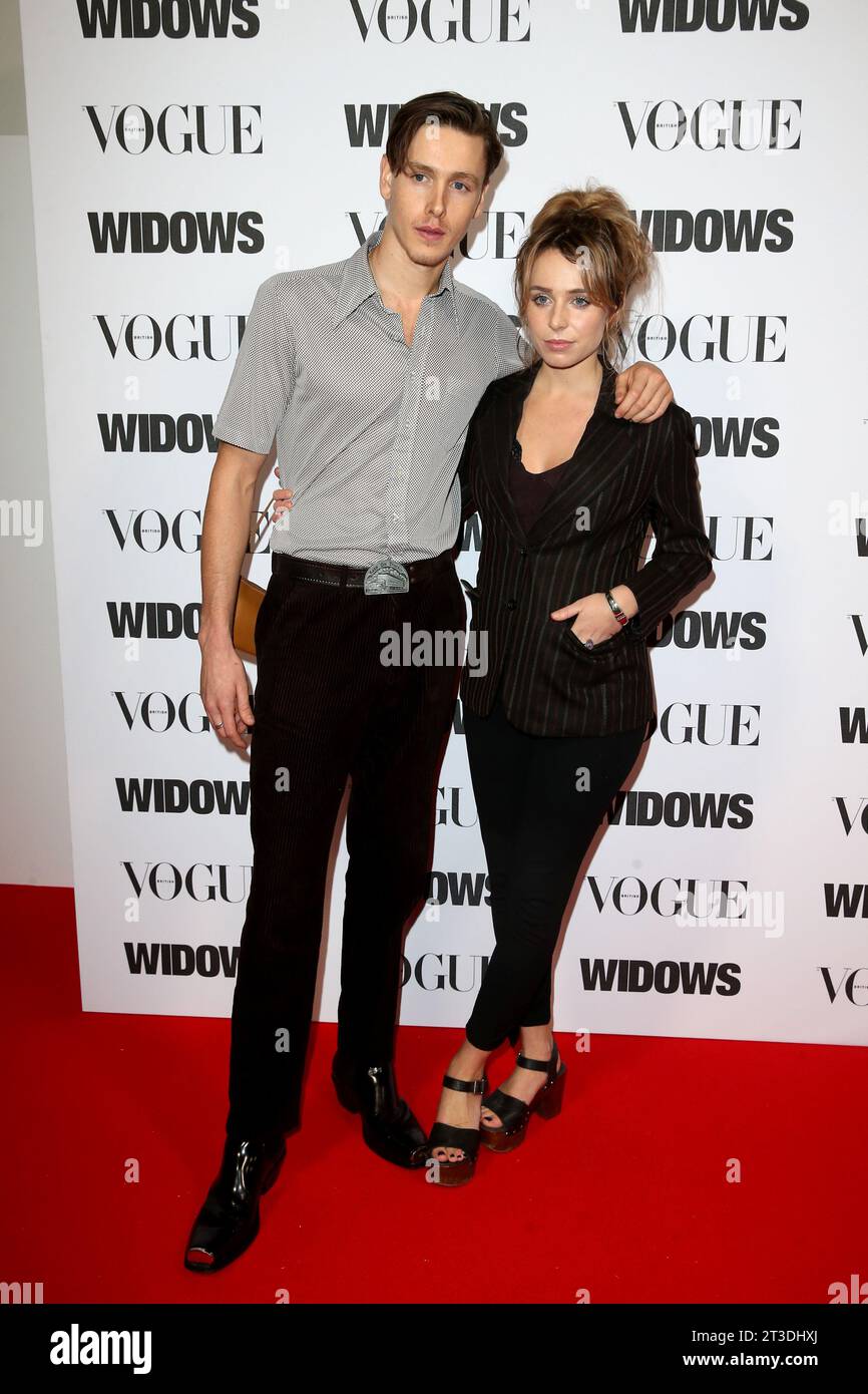 Harris Dickinson And Rose Gray Attend A Special Screening Of Widows   Harris Dickinson And Rose Gray Attend A Special Screening Of Widows In Association With Vogue At Tate Modern In London 2T3DHXJ 