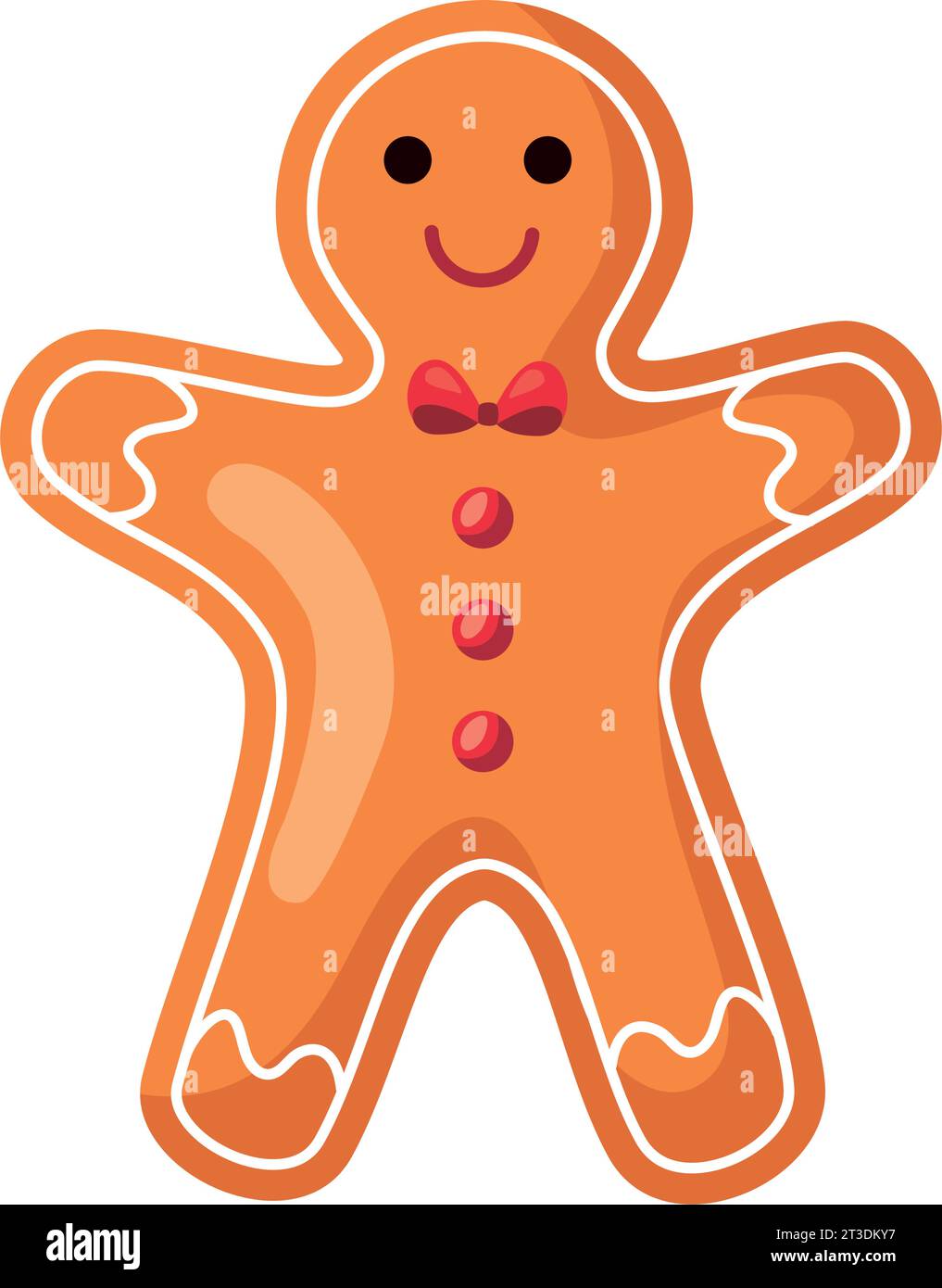 christmas gingerbread man vector isolated Stock Vector Image & Art - Alamy