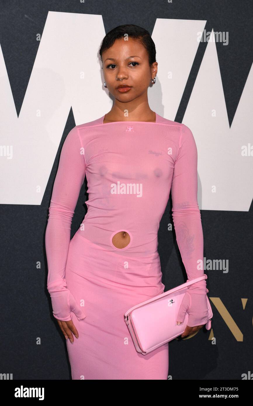 New York, NY, USA. 24th Oct, 2023. Myha'la Herrold at the 2023 WWD Honors at Cipriani South Street in New York City on October 24, 2023. Credit: Mpi099/Media Punch/Alamy Live News Stock Photo