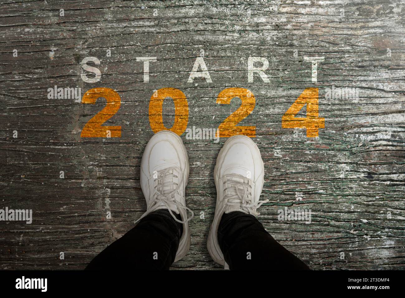 Waiting and ready for 2024. Happy New Year 2024 Stock Photo Alamy