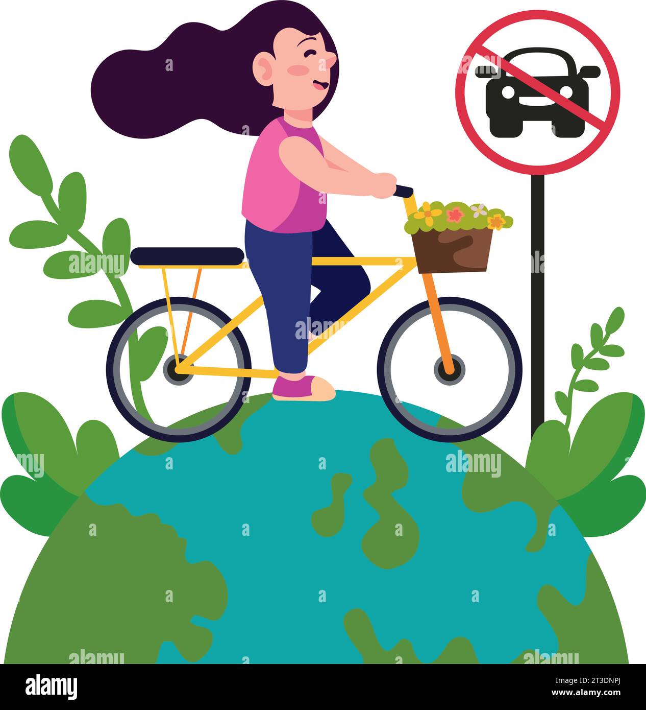 car free day world Stock Vector Image & Art - Alamy