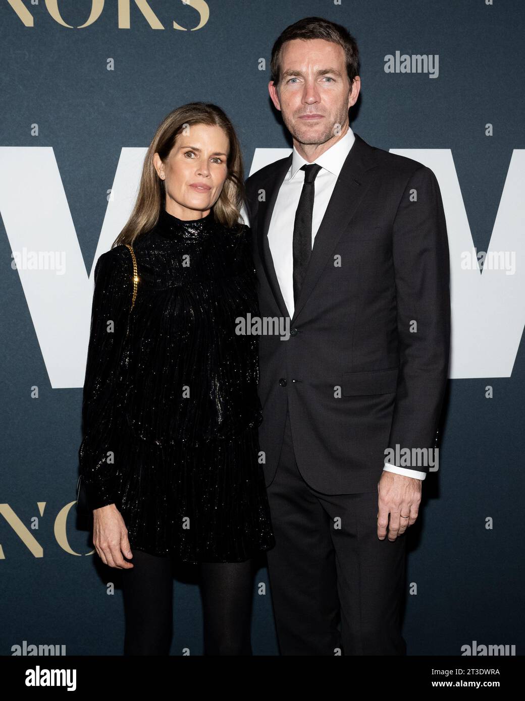 David Neville New York, USA. 24th Oct, 2023. (L-R) David Neville and Gucci Westman