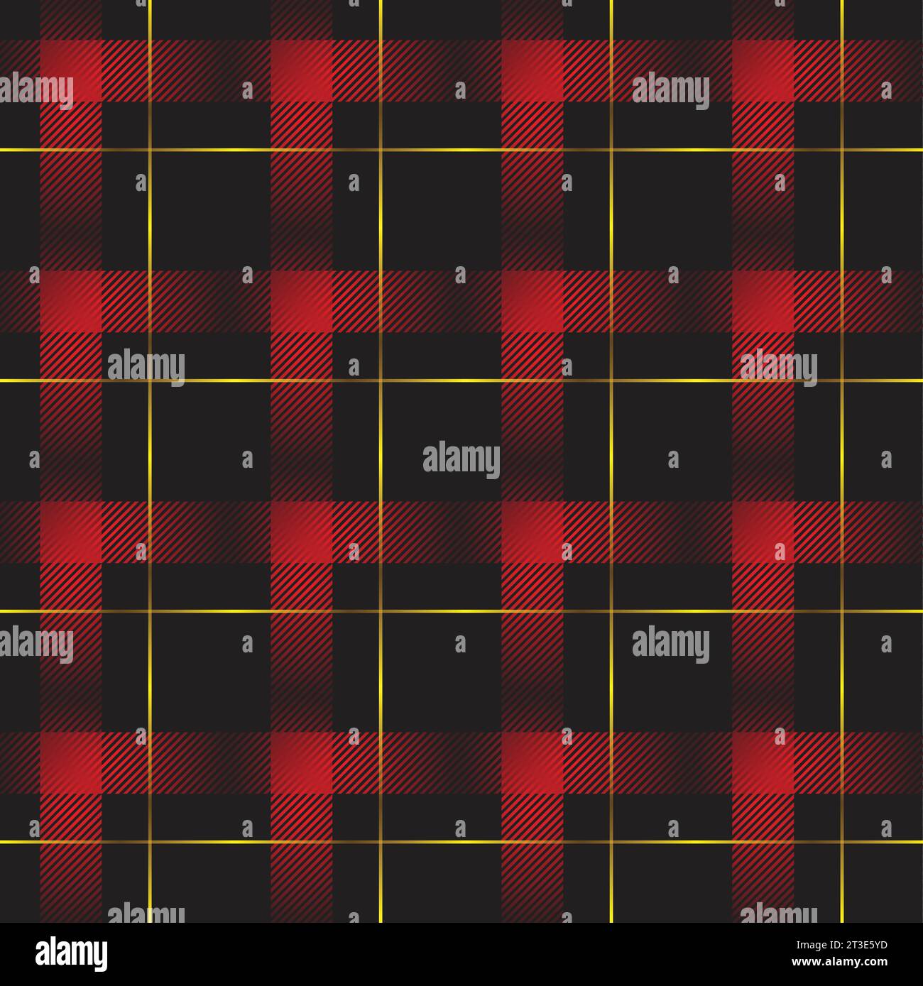 Tartan textile background pattern in vector form; plaid vector check fabric seamless Stock Vector