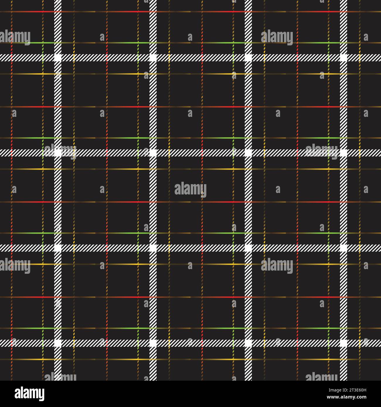Tartan textile background pattern in vector form; plaid vector check fabric seamless Stock Vector
