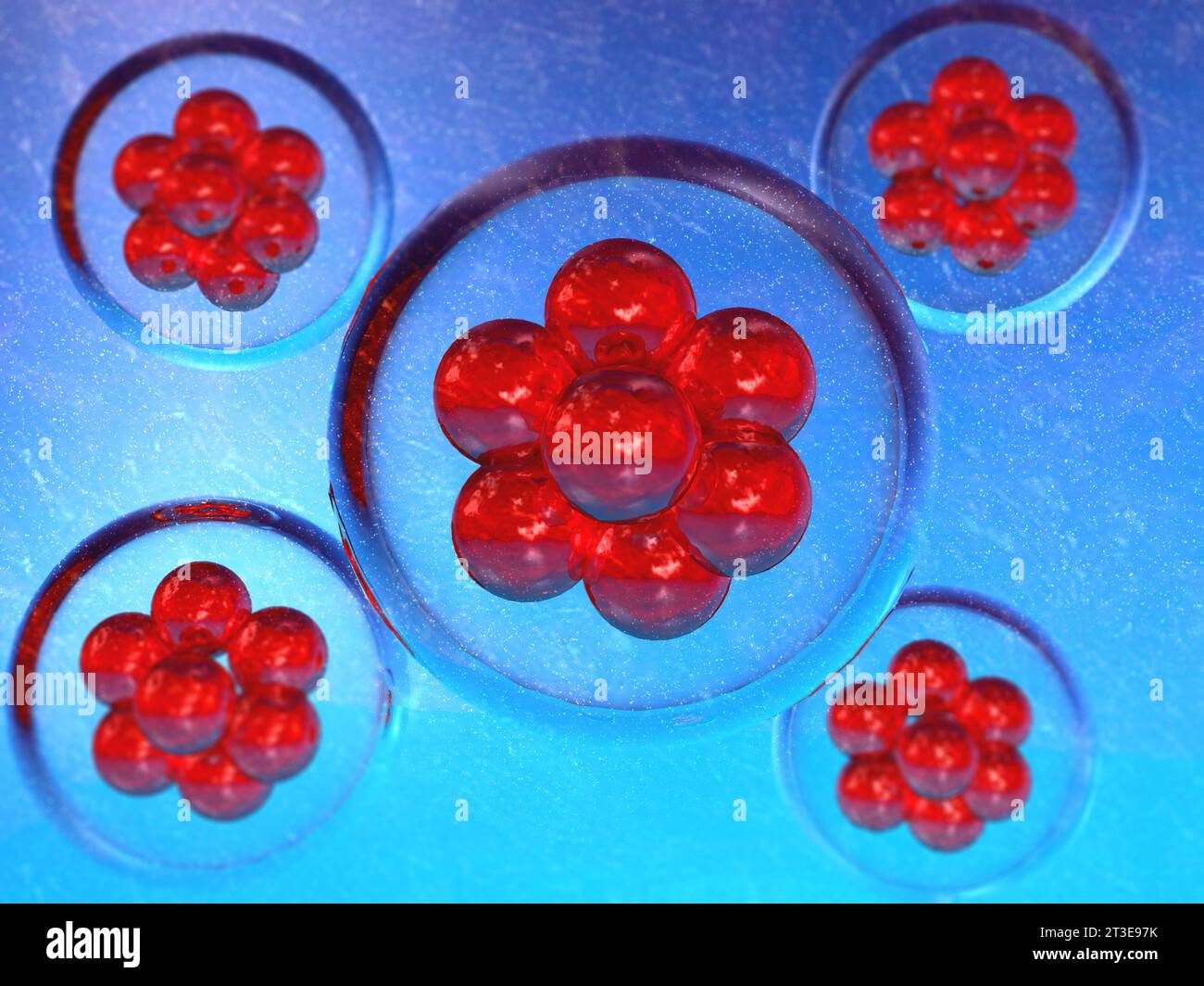 3d Cell Backround Human cells background. 3d render Stock Photo - Alamy