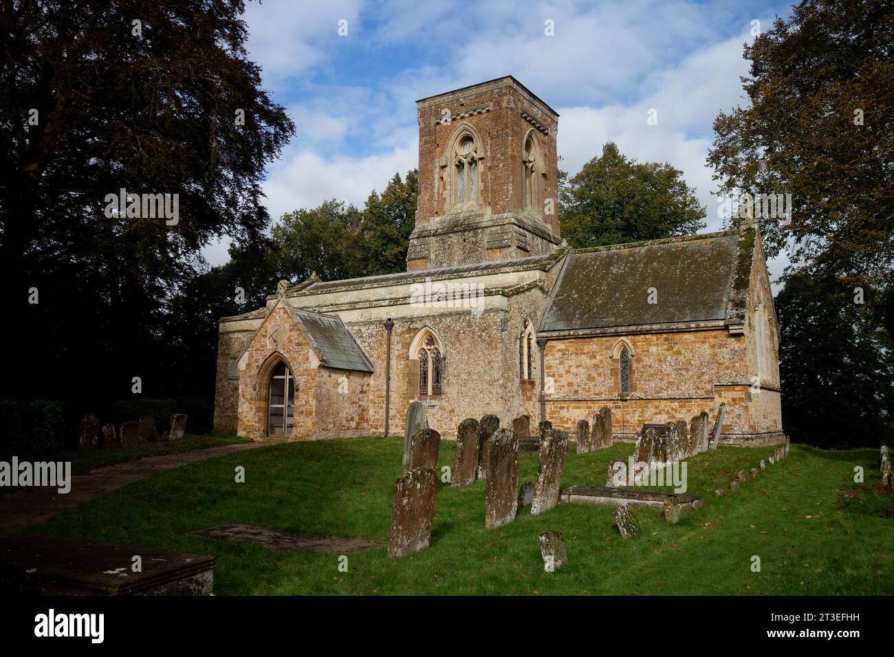 Holy Trinity Church, Over Worton, Oxfordshire, England, UK Stock Photo