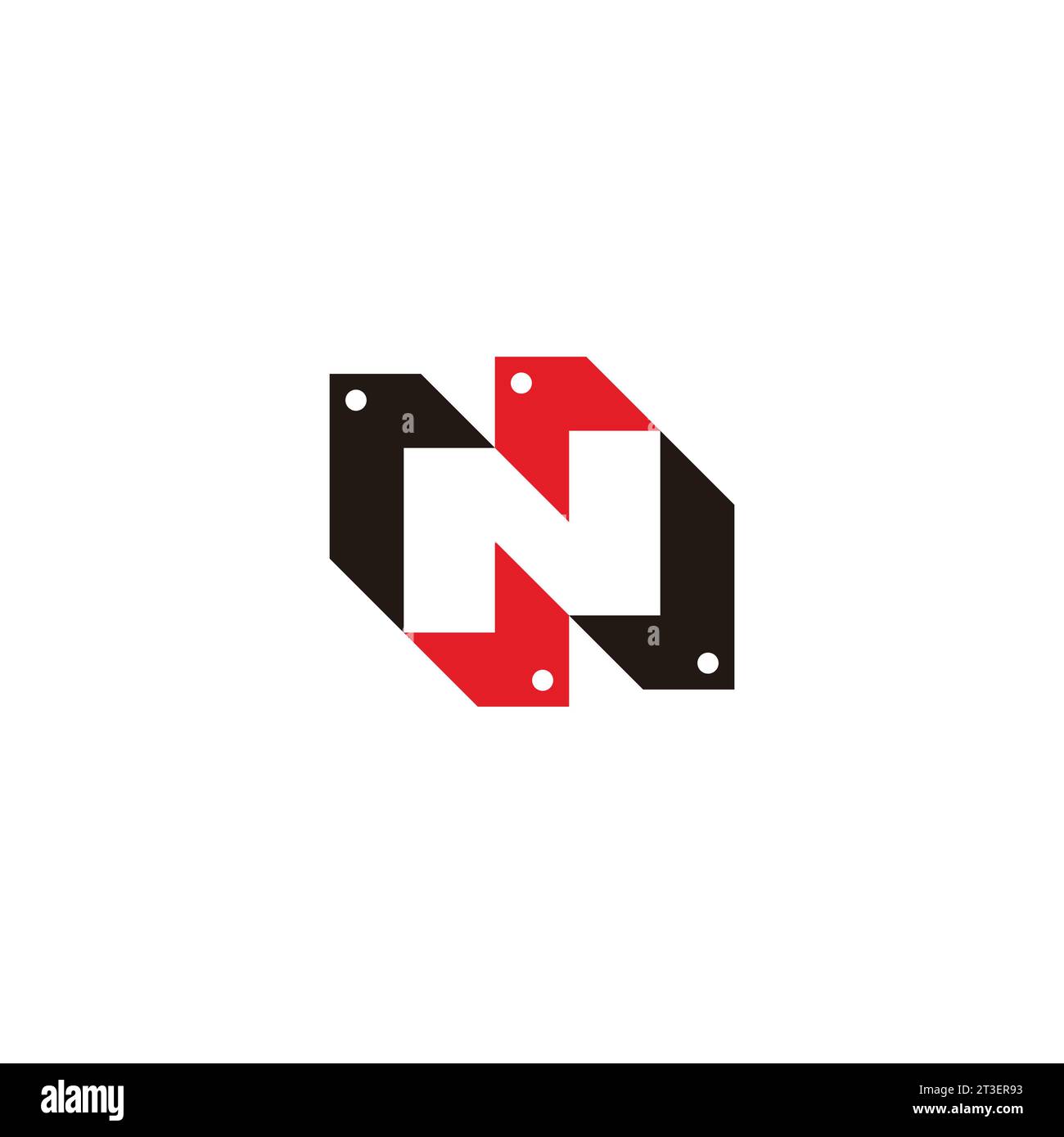 letter n arrow price tag colorful logo vector Stock Vector Image & Art ...