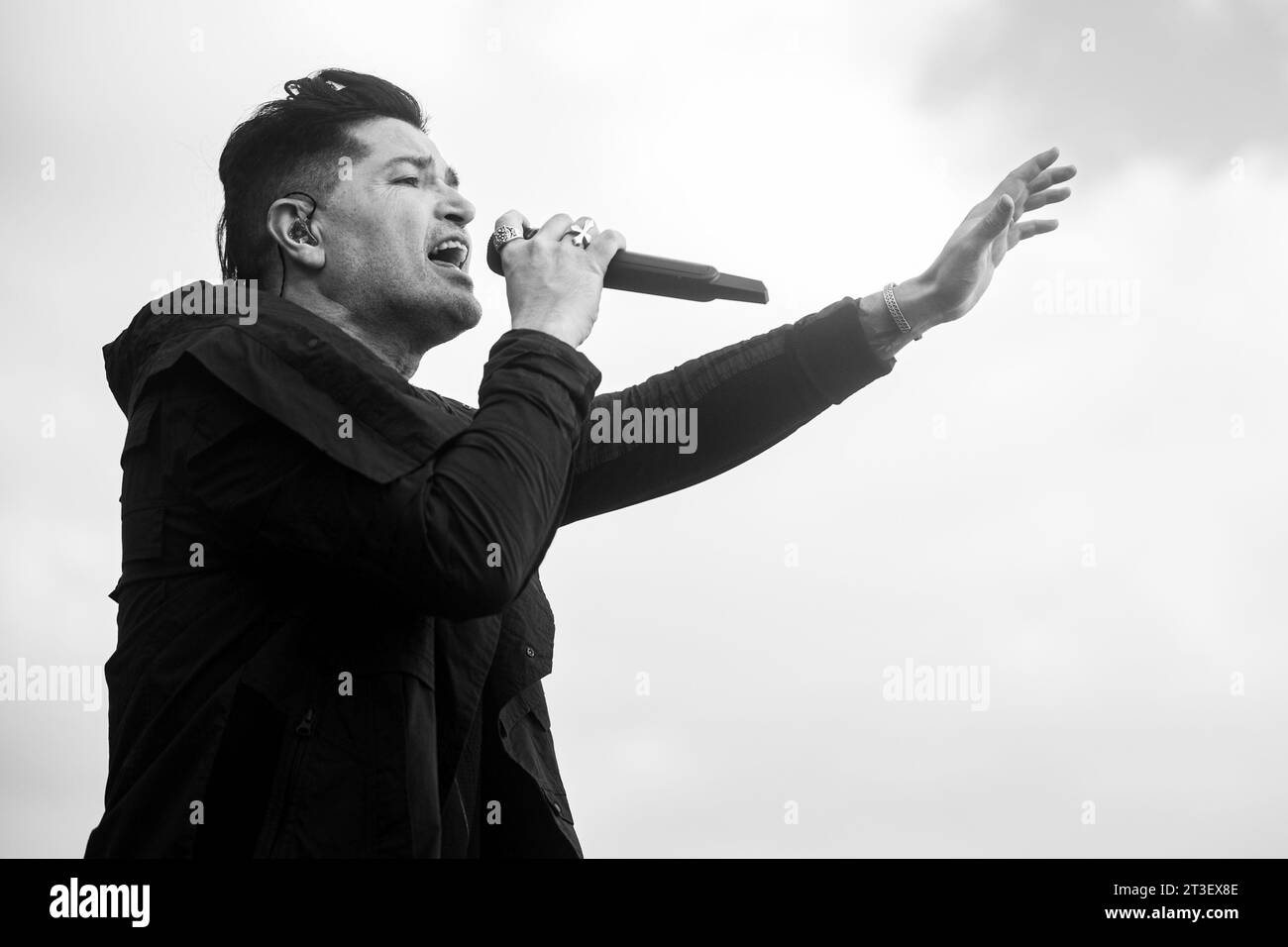 London, UK - July 1st, 2023: The Script | Danny O'Donoghue performing at American Express British Summertime in Hyde Park, London. Stock Photo