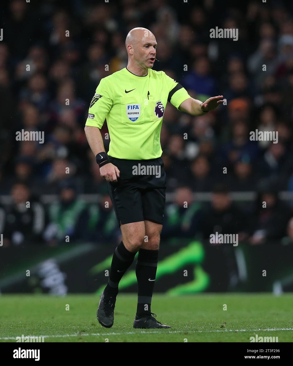 Referee, Anthony Taylor. - Tottenham Hotspur v Fulham, Premier League 