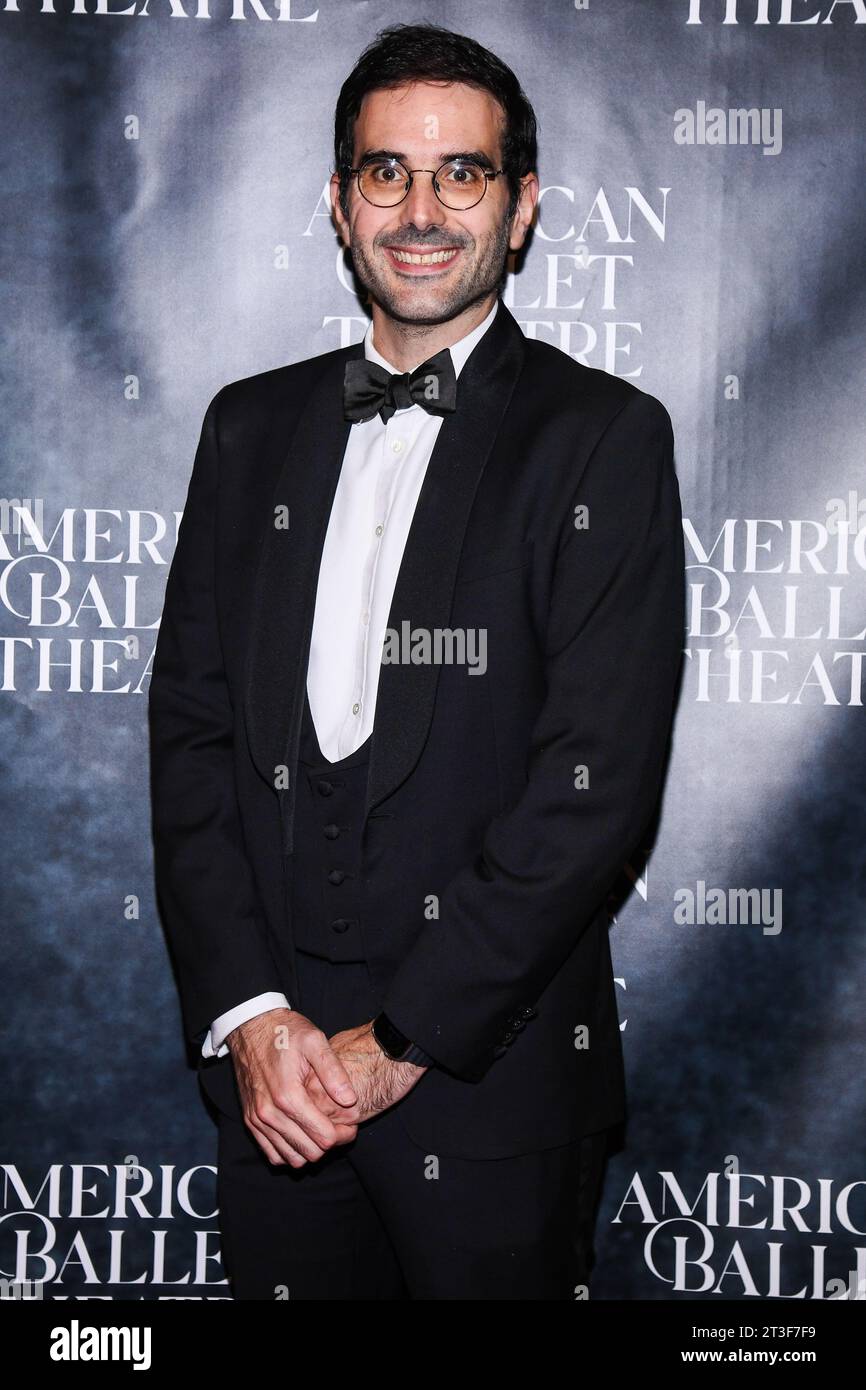 New York, USA. 24th Oct, 2023. Benjamin Tubiana walking on the red carpet during the American Ballet Theatre Fall Gala held at Lincoln Center in New York, NY on October 24, 2023. (Photo by Anthony Behar/Sipa USA) Credit: Sipa USA/Alamy Live News Stock Photo