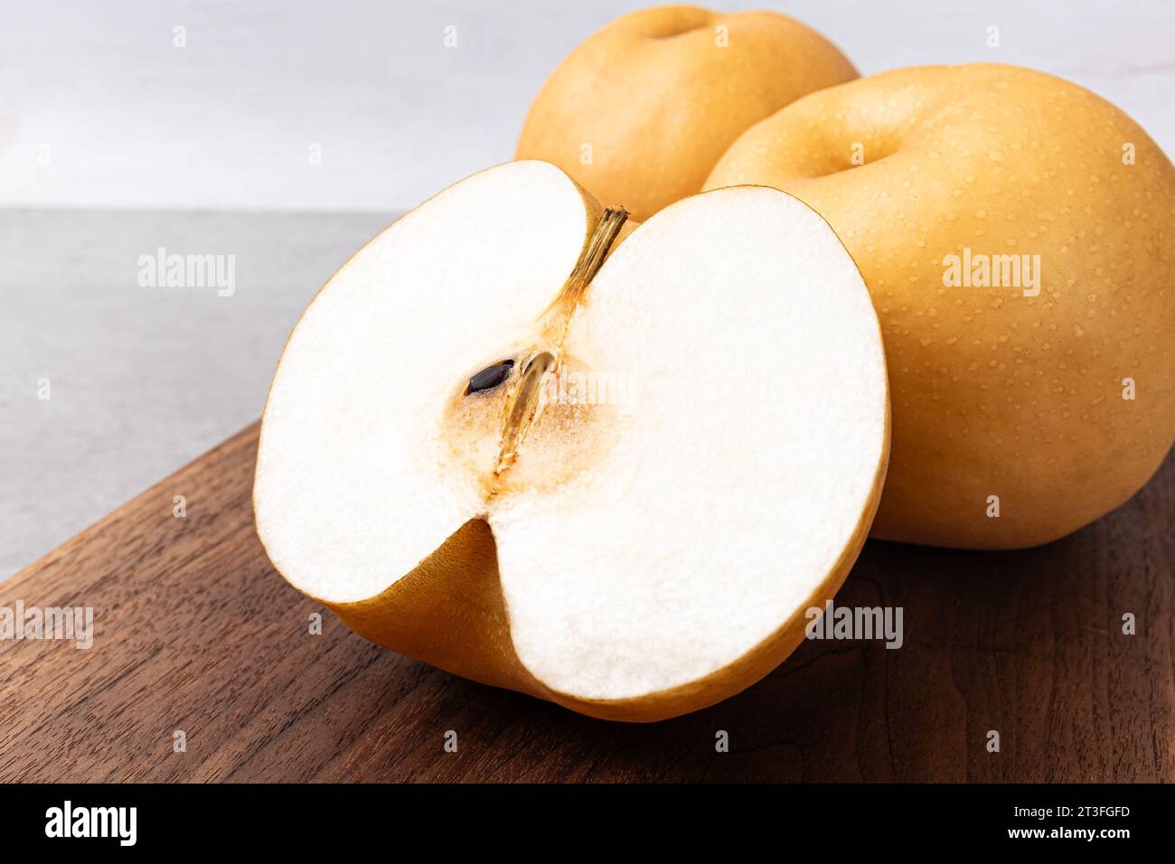 Pear In Korea Sweet Korean pears grown in Korea Stock Photo - Alamy