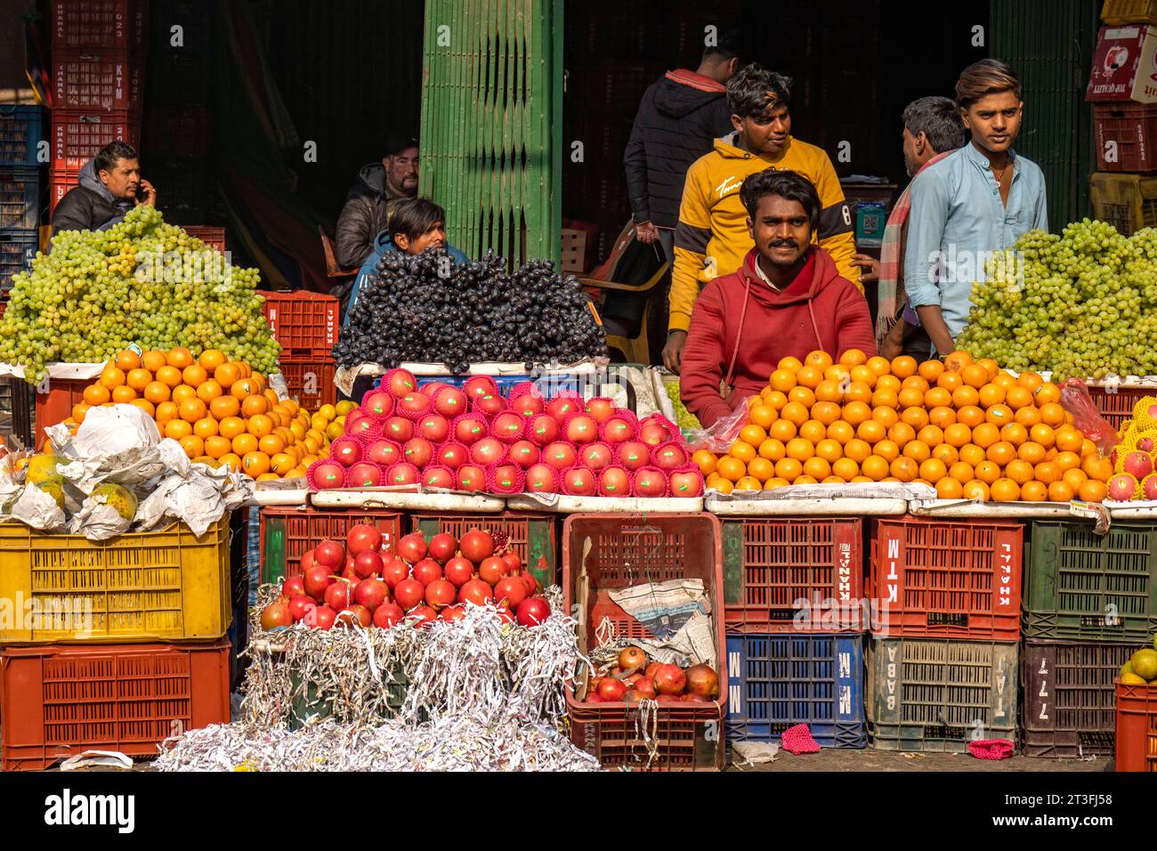 Nepal, Kathmandu, the Kuleshwar wholesale market Stock Photo Alamy