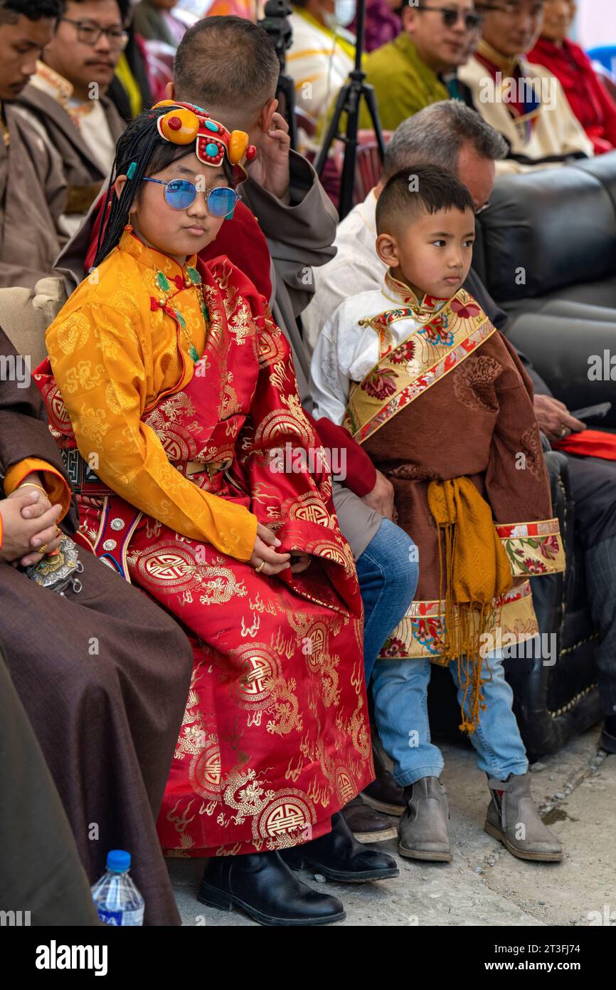 Nepal, Kathmandu, Lhosar, Tibetan New Year celebration Stock Photo