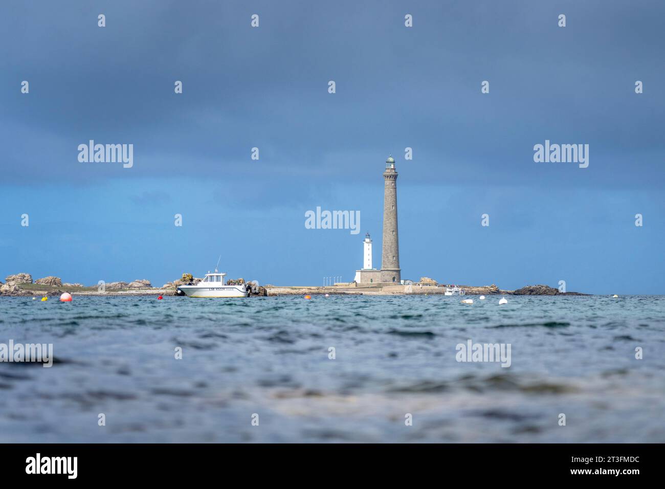 France, Finistere, Plouguerneau, the Virgin Island in the archipelago ...