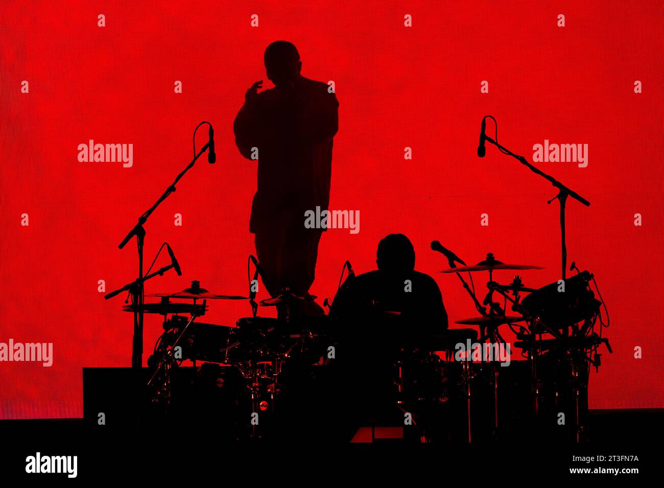 American rapper NF in concert Stock Photo - Alamy