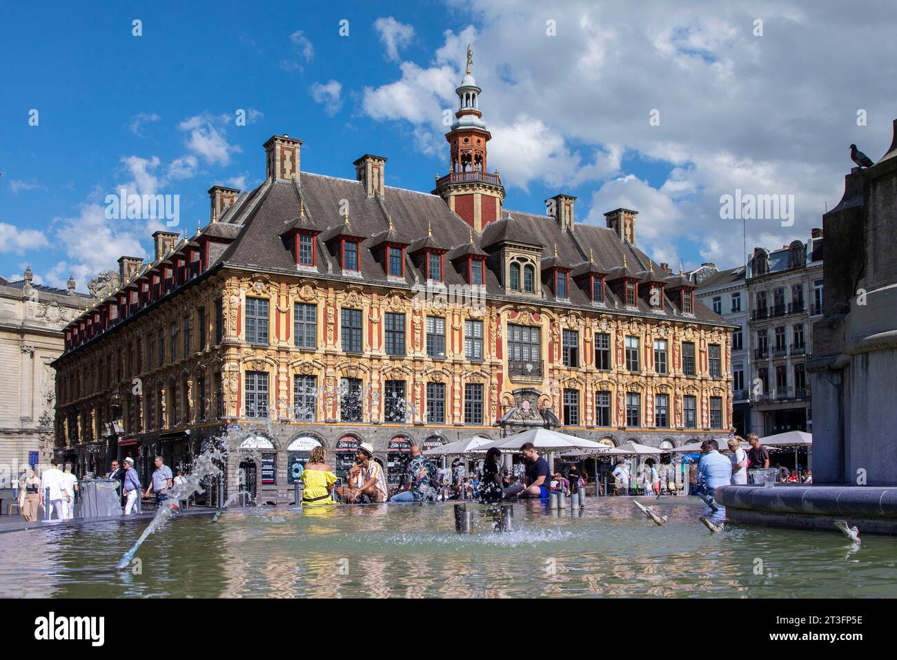France, Nord, Lille, old stock market Stock Photo