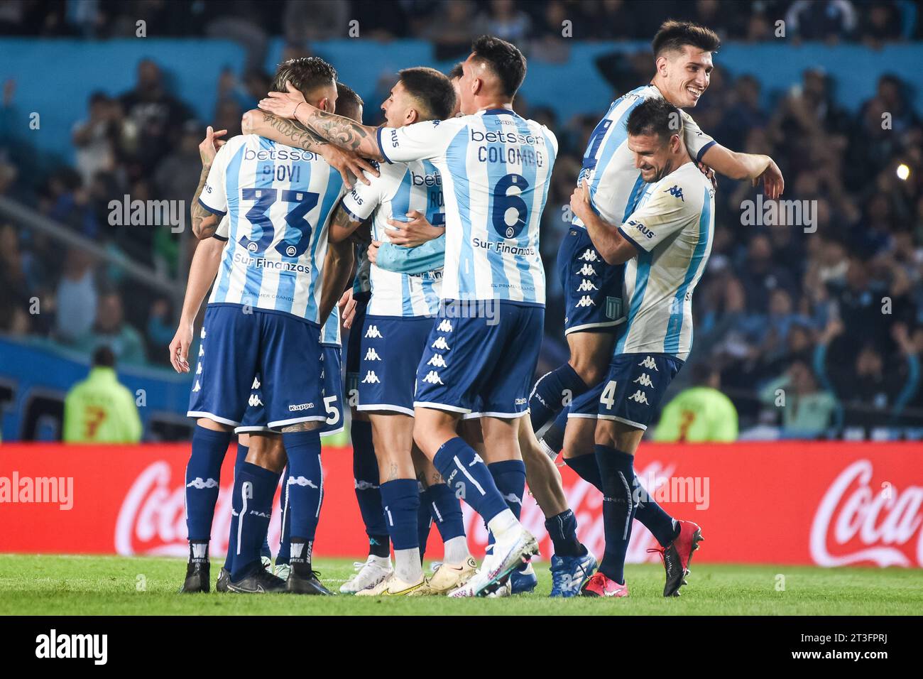 Buenos Aires, Argentina. 24th Oct, 2023. Racing Club players ...