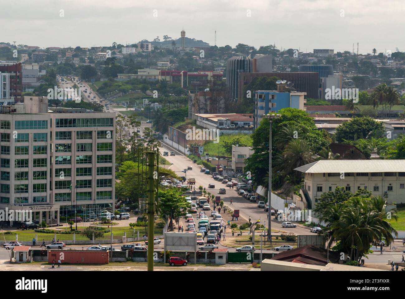 Libreville aerial hi-res stock photography and images - Alamy