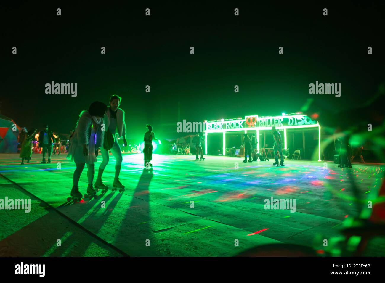 United States, Nevada, Black Rock Desert, Pershing county, Black Rock City, Burning Man festival Stock Photo