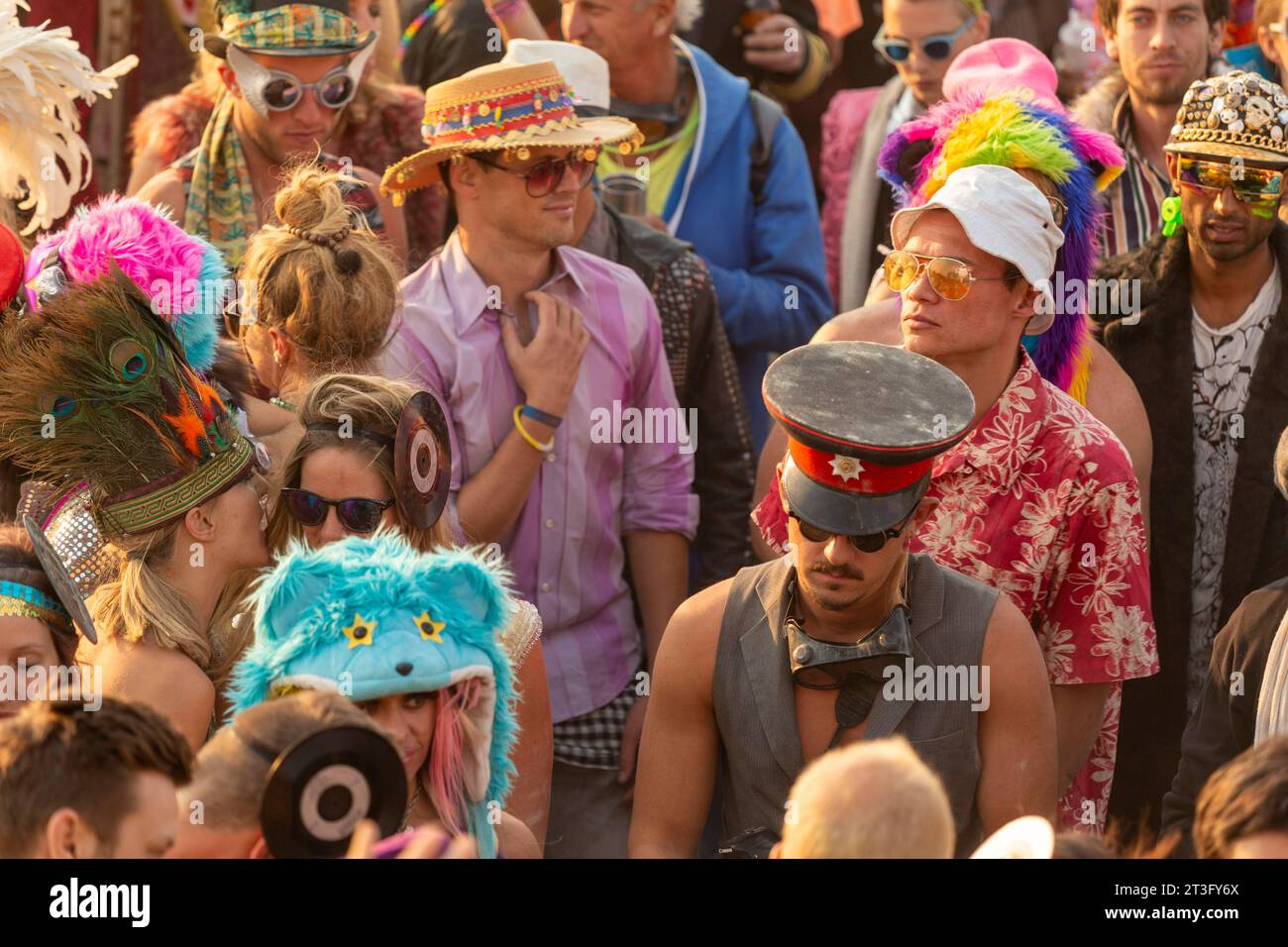 United States, Nevada, Black Rock Desert, Pershing county, Black Rock City, Burning Man festival Stock Photo