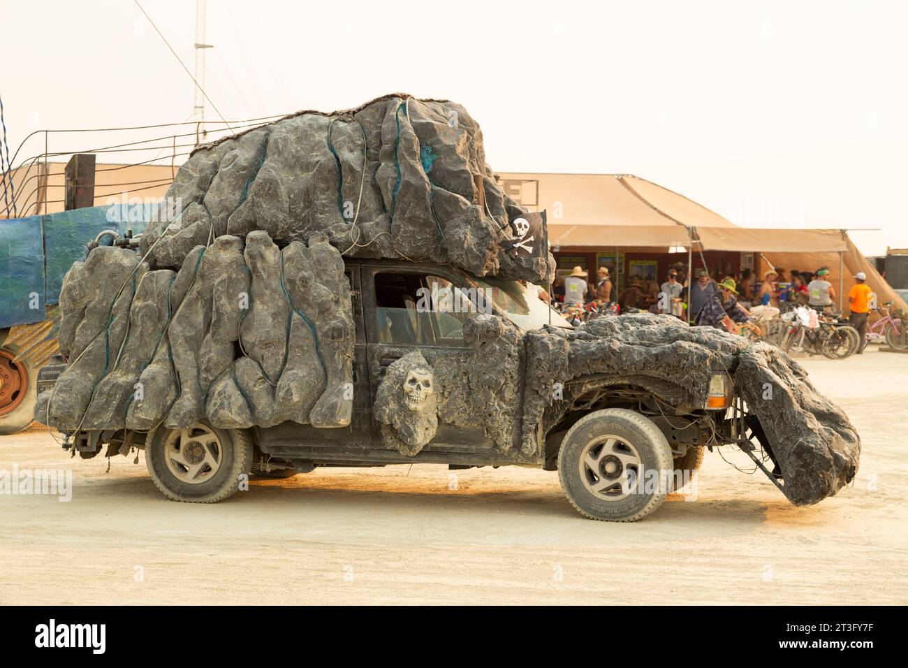 United States, Nevada, Black Rock Desert, Pershing county, Black Rock City, Burning Man festival Stock Photo