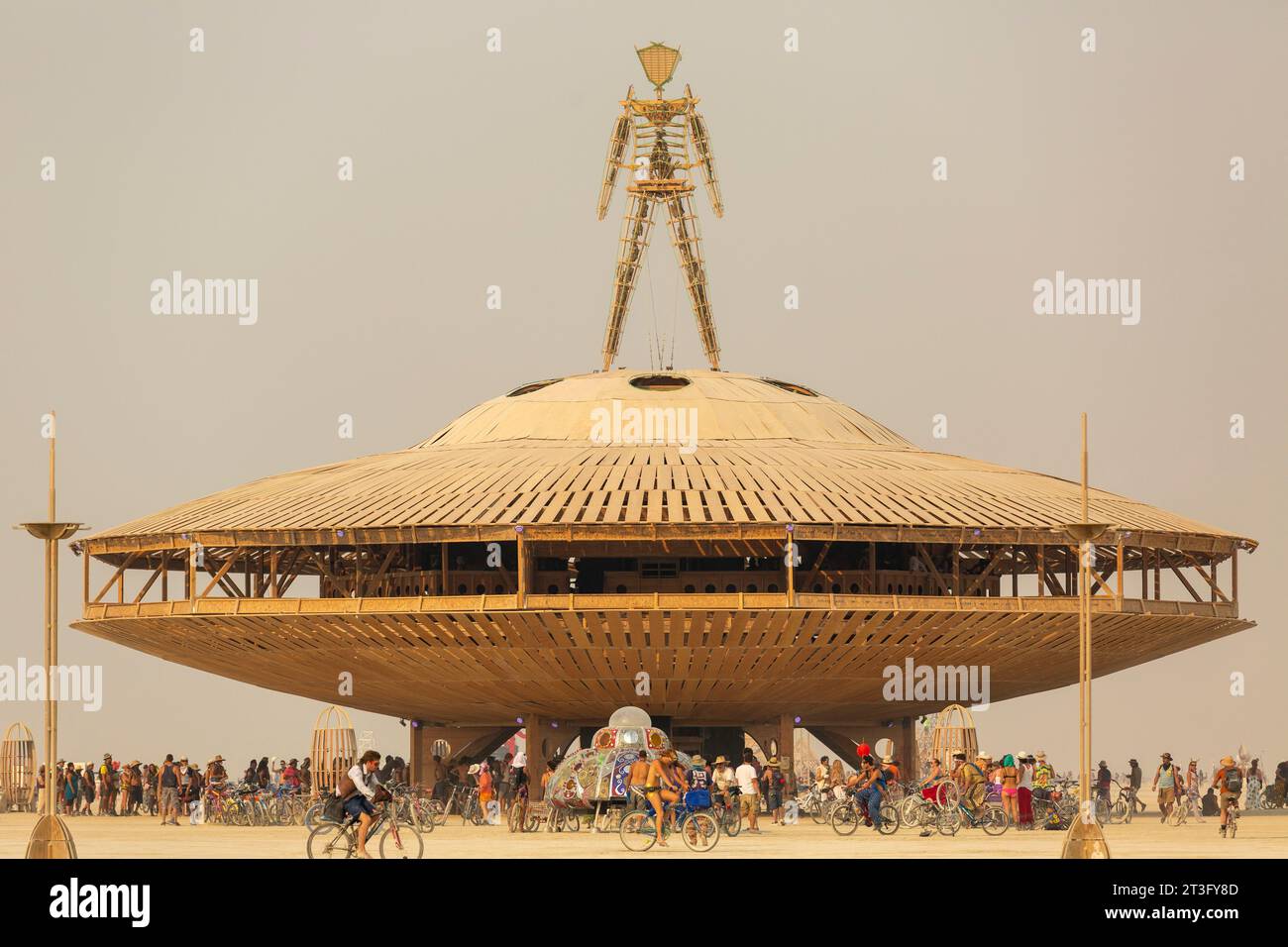 United States, Nevada, Black Rock Desert, Pershing county, Black Rock City, Burning Man festival Stock Photo