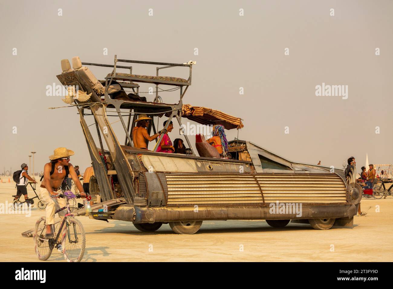 United States, Nevada, Black Rock Desert, Pershing county, Black Rock City, Burning Man festival Stock Photo