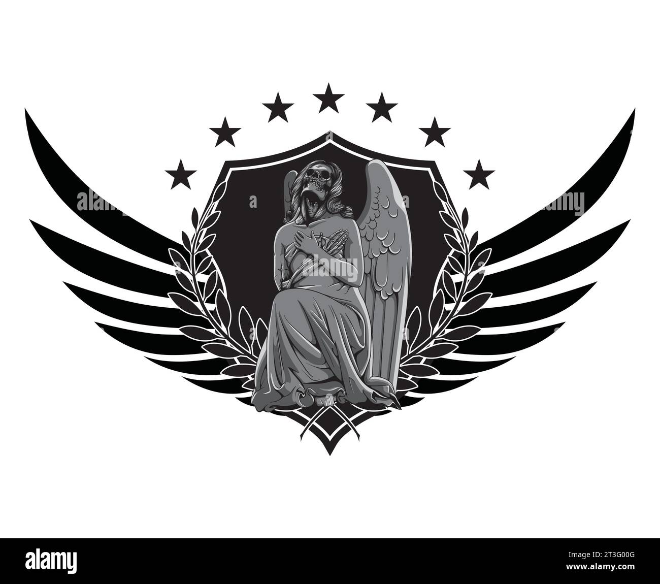 Vintage vector angel wings free vector hi-res stock photography and ...