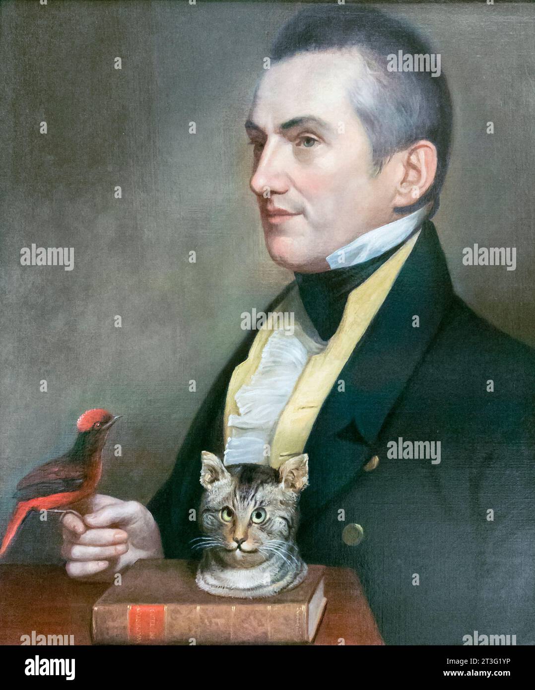 Charles Waterton by Charles Willson Peale Stock Photo