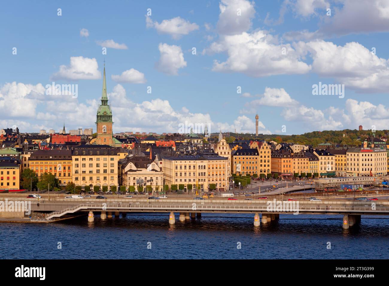 Panoramic view of Stockholm, Capital of Sweden Stock Photo