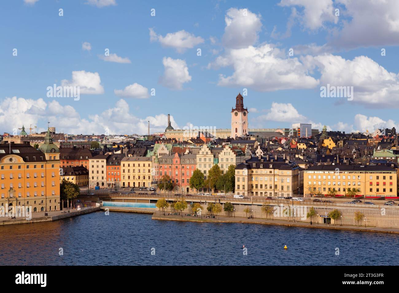 Panoramic view of Stockholm, Capital of Sweden Stock Photo