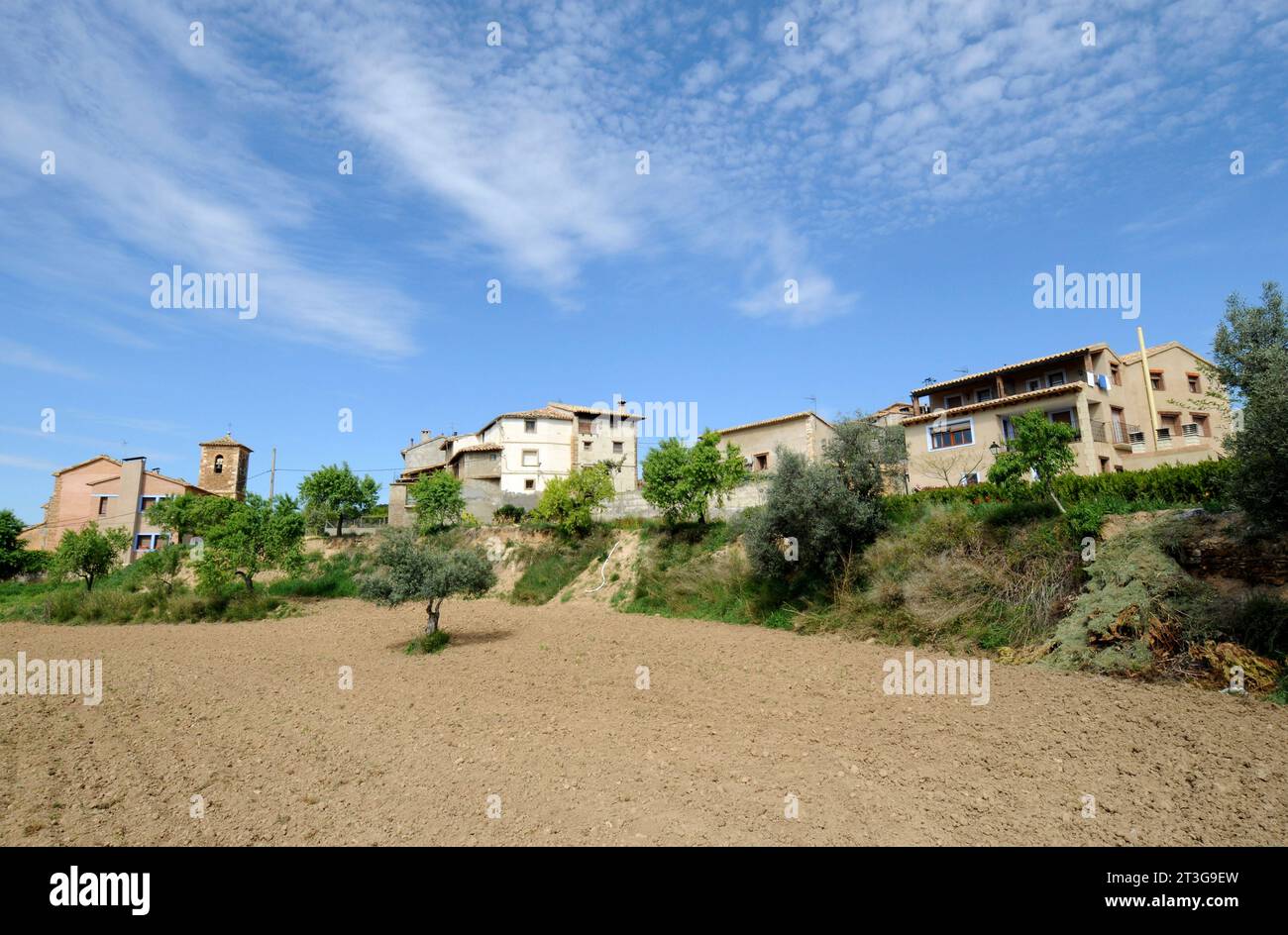 Asque, Colungo municipality. Sierra y Cañones de Guara Natural Park, Huesca province, Aragon, Spain. Stock Photo
