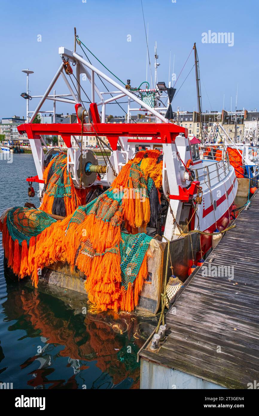 France, Manche, Cotentin, Cherbourg en Cotentin, the port, the trade