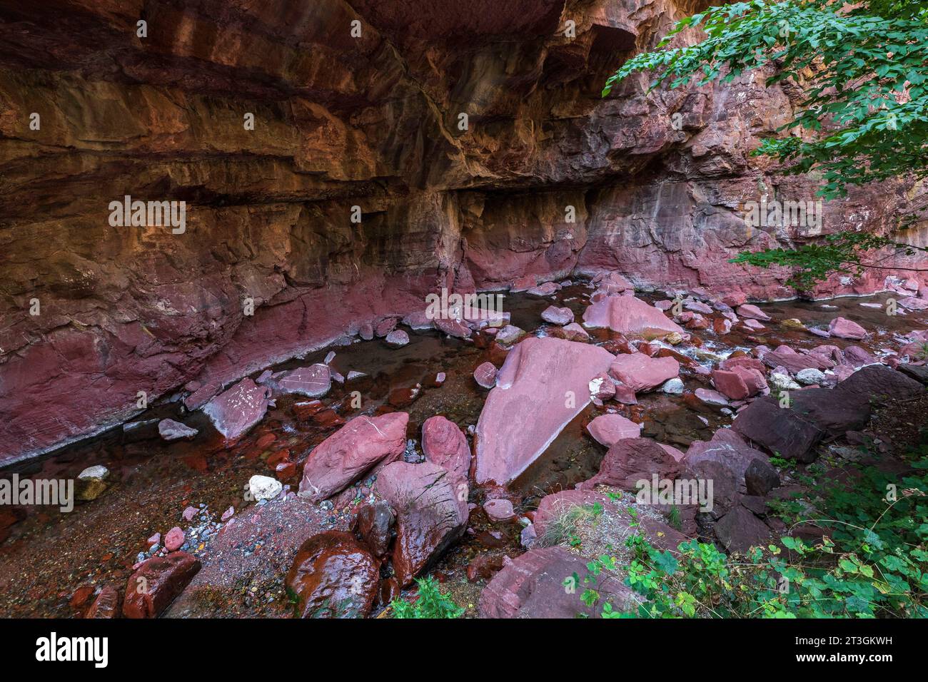 France, Alpes Maritimes, Mercantour National Park, Beuil, Gorges du Cians Stock Photo