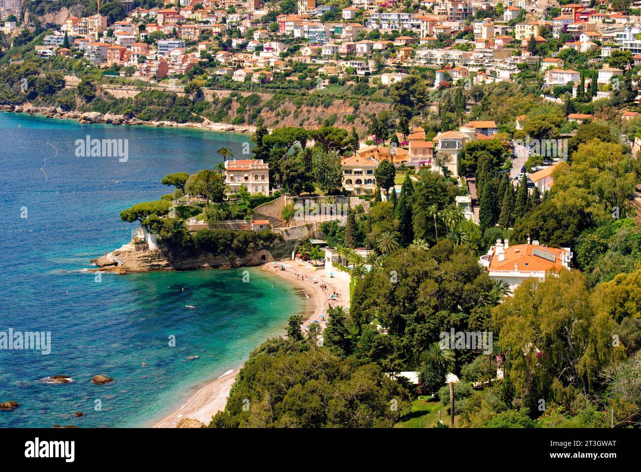 Roquebrune cap martin and beach hi-res stock photography and images - Alamy