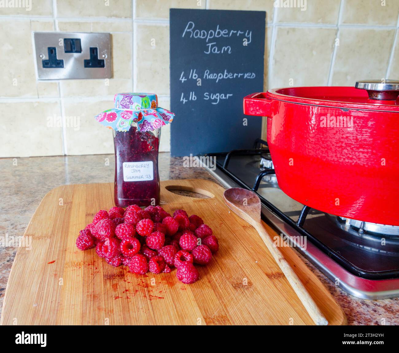 Jam making kitchen equipment hi-res stock photography and images - Alamy