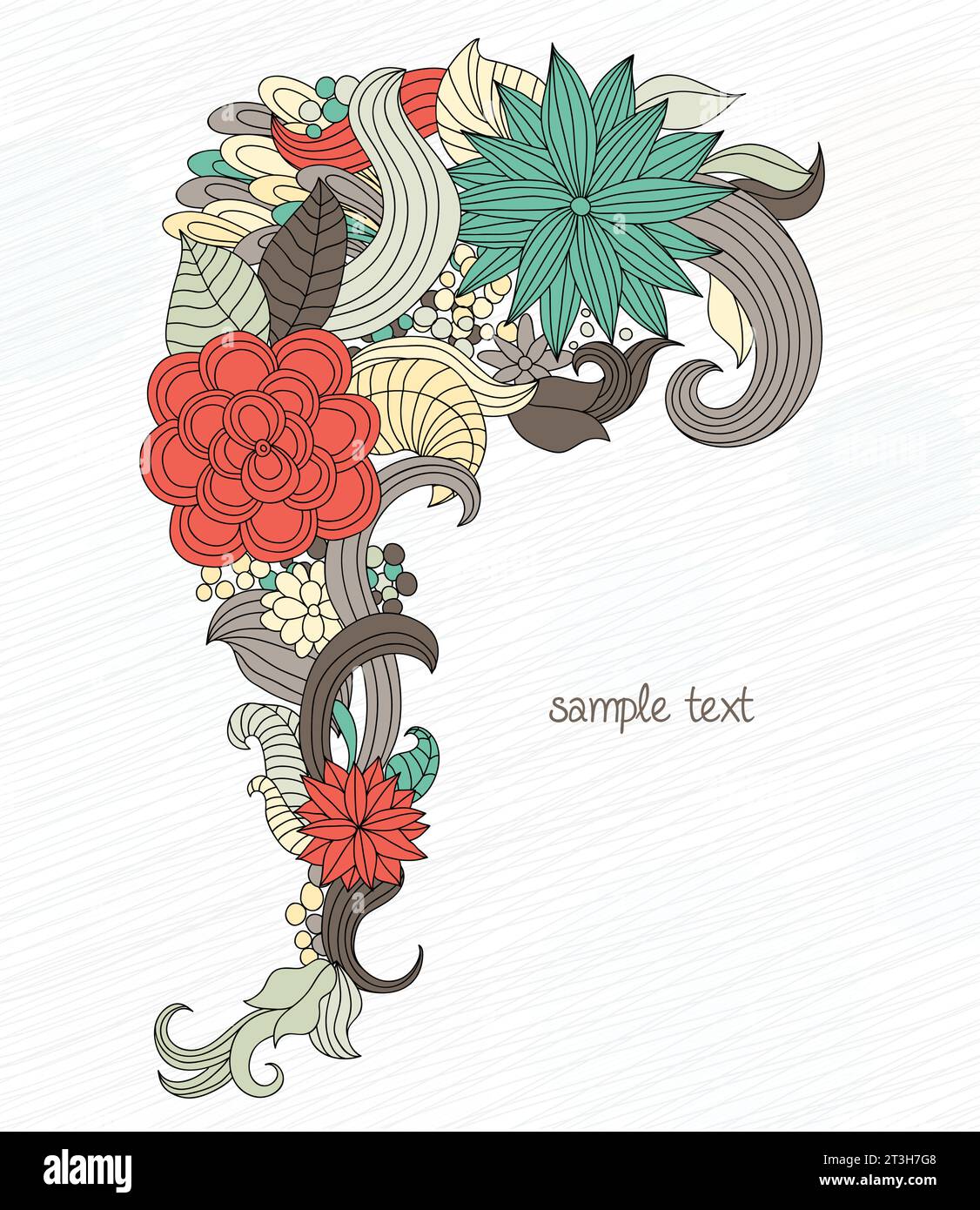 Retro floral background Royalty Free Vector Image Stock Vector Image ...