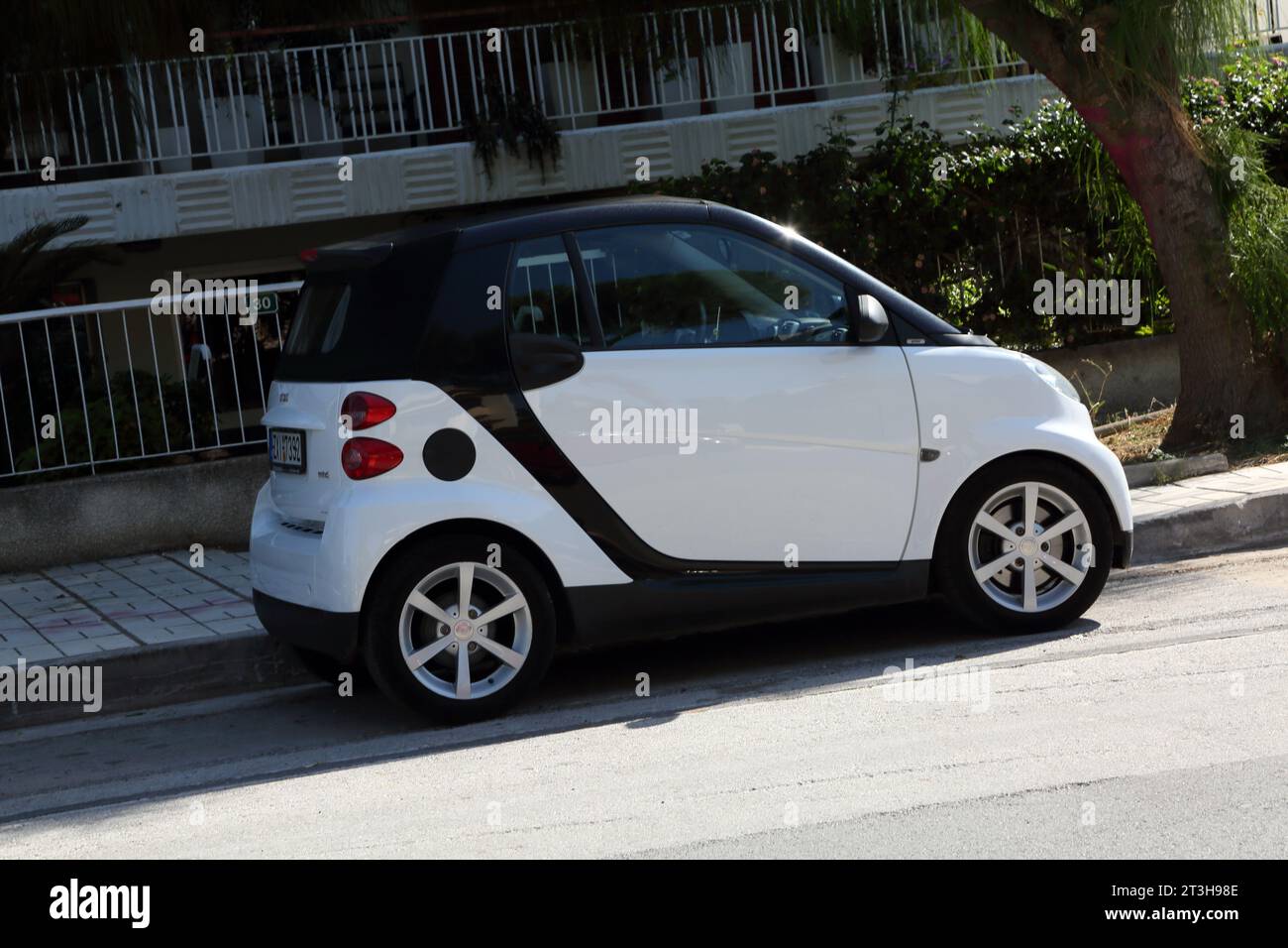 smart car Vouliagmeni Athens Attica Greece Stock Photo