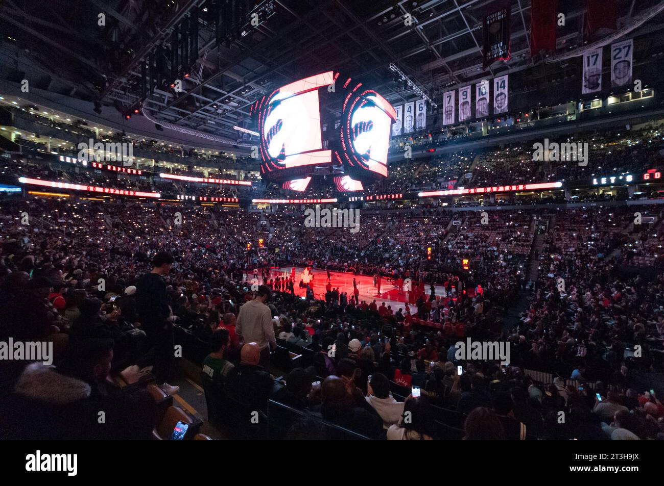 Toronto, Canada December 07, 2022 Overall view of Scotiabank Arena