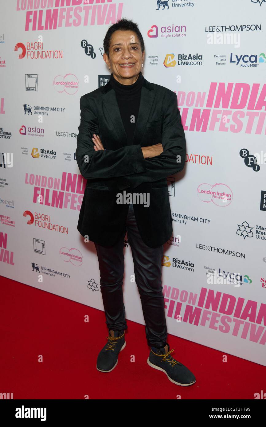 London, UK . 25 October, 2023 . DJ Ritu pictured at the The London Indian Film Festival Opening Gala 2023 held at the Picturehouse Central. Credit:  Alan D West/EMPICS/Alamy Live News Stock Photo