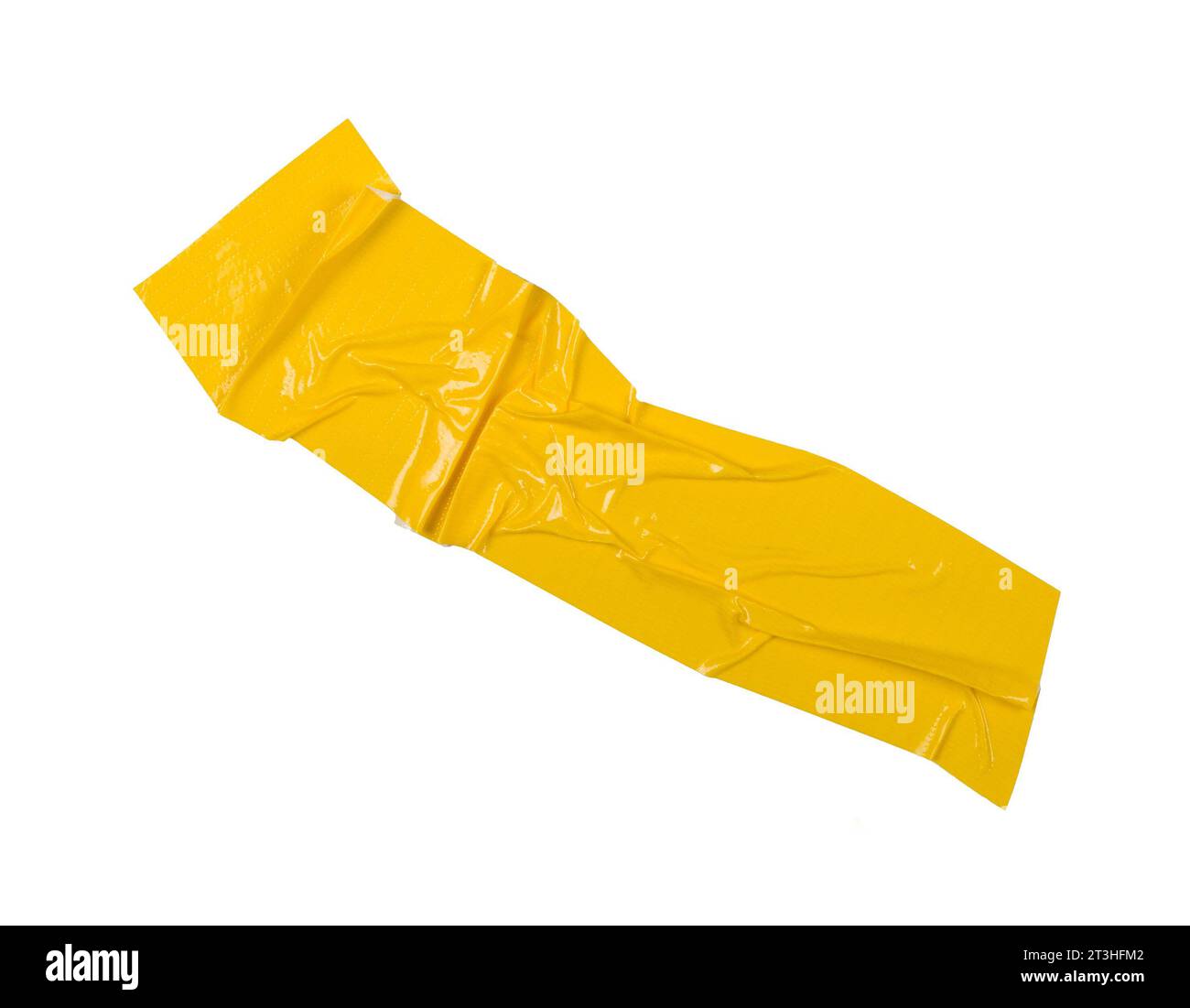 Adhesive tape piece isolated on white background. Design elements for