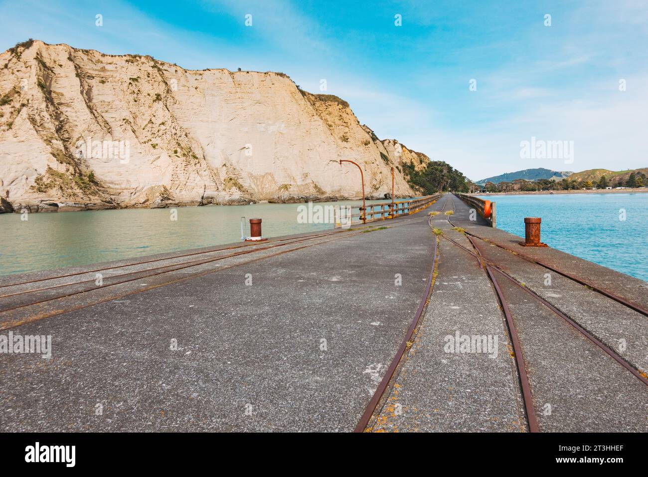 The historic Tolaga Bay Wharf, on the East Coast of New Zealand's North