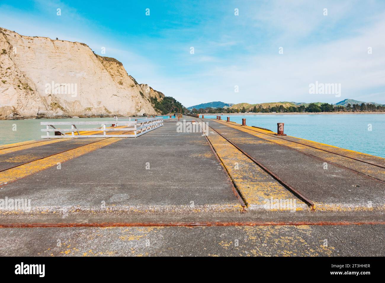 The historic Tolaga Bay Wharf, on the East Coast of New Zealand's North