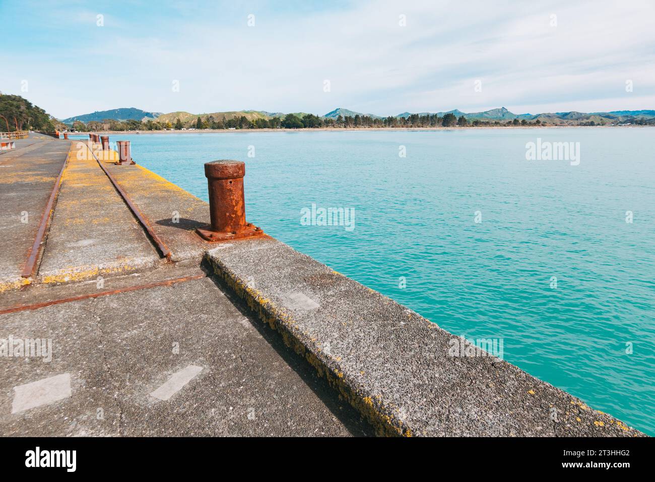 The historic Tolaga Bay Wharf, on the East Coast of New Zealand's North