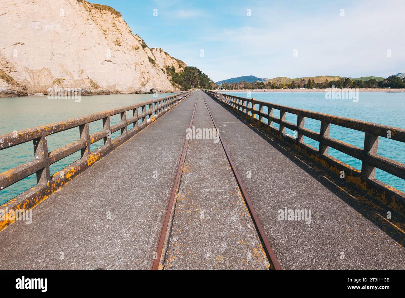 The historic Tolaga Bay Wharf, on the East Coast of New Zealand's North