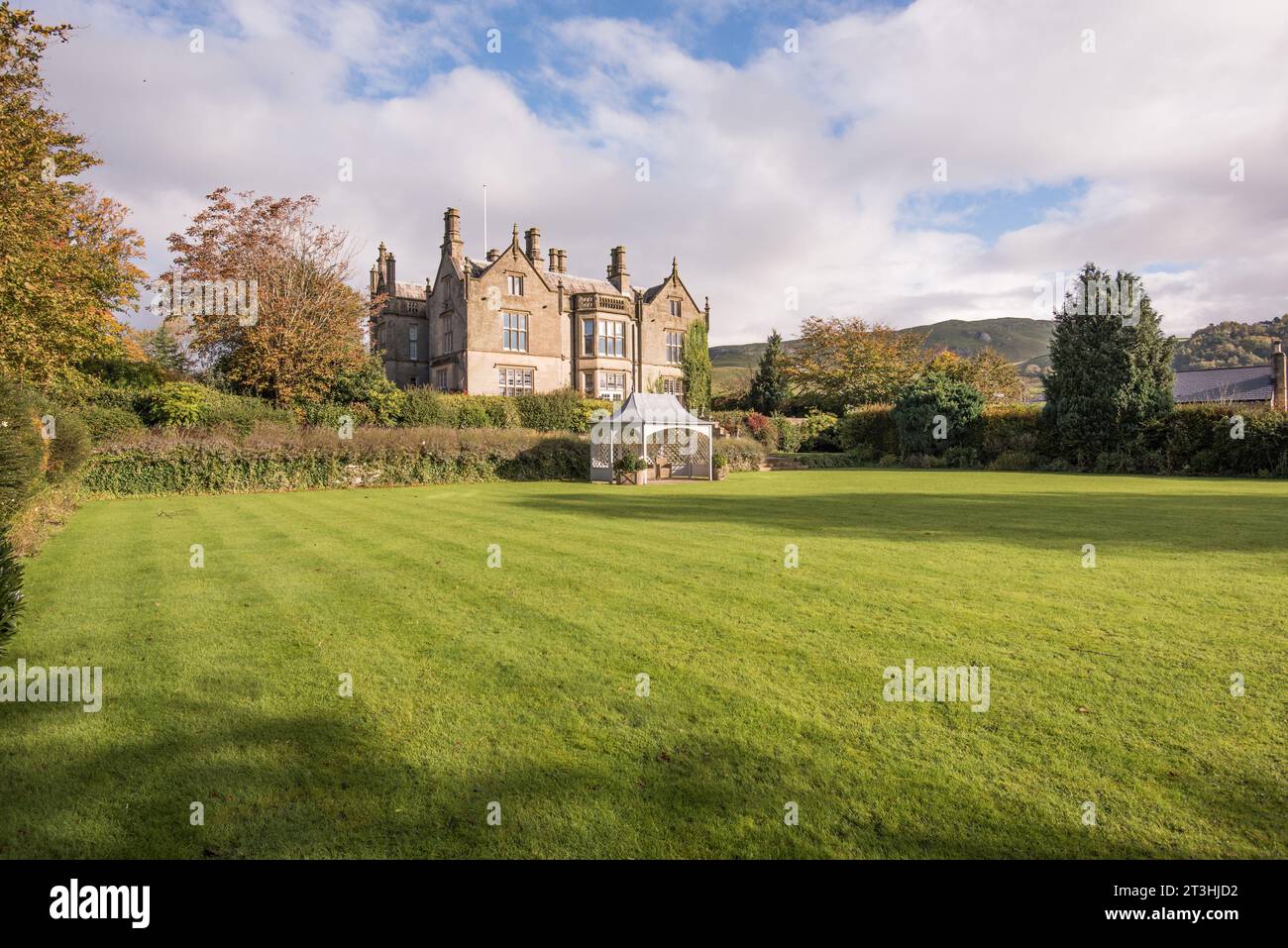 The Falcon Manor Hotel in Settle North Yorkshire, which is also a wedding venue & also holds celebration events & corporate events. Stock Photo