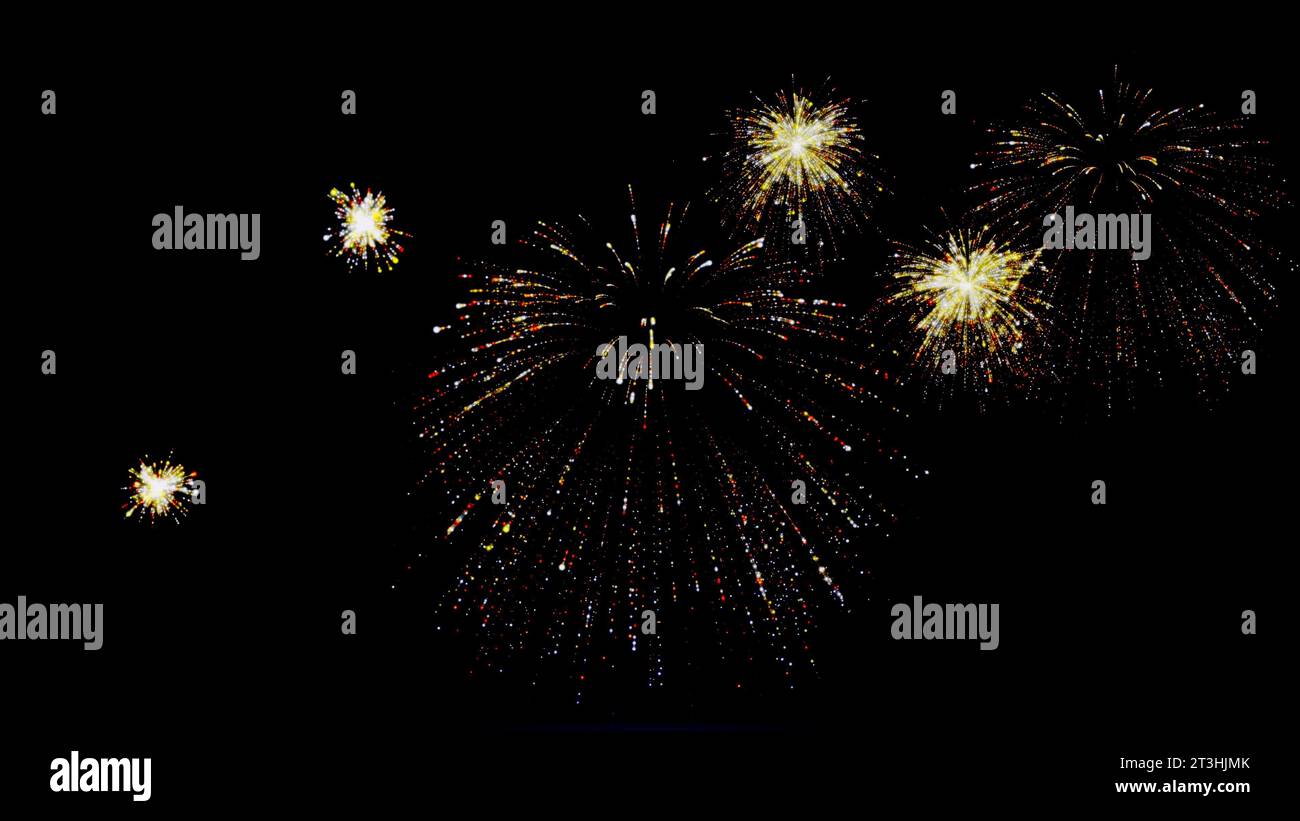 Glow flying particles gold hi-res stock photography and images - Alamy