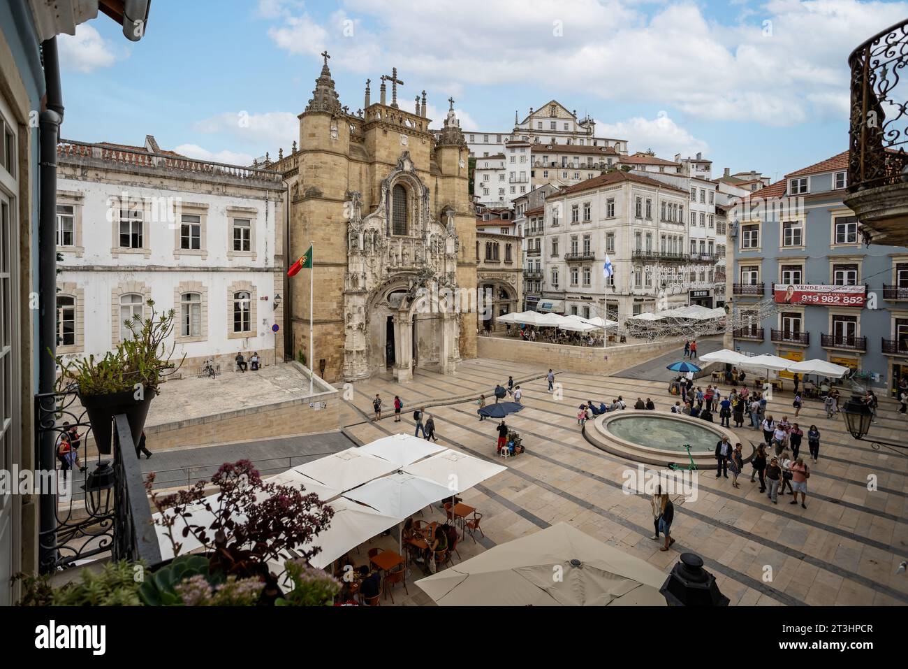 The Monastery of the Holy Cross or Church of the Holy Cross, in Coimbra