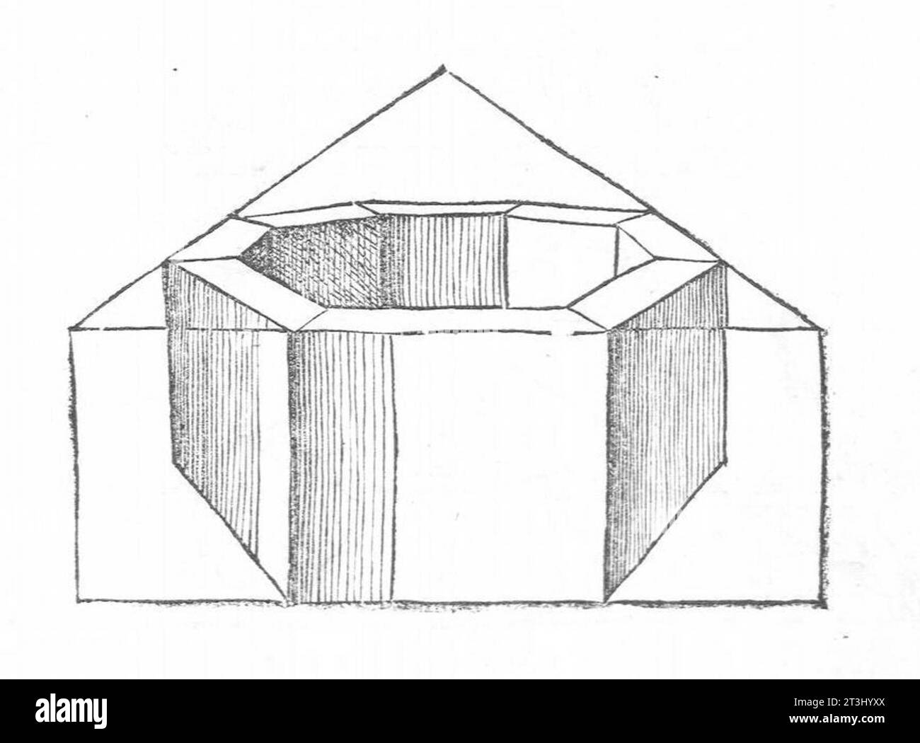 Libro primo [-quinto] d'architettura di Sebastiano Serlio bolognese, nel quale con facile & breue modo si tratta de primi principij della geometria Stock Photo