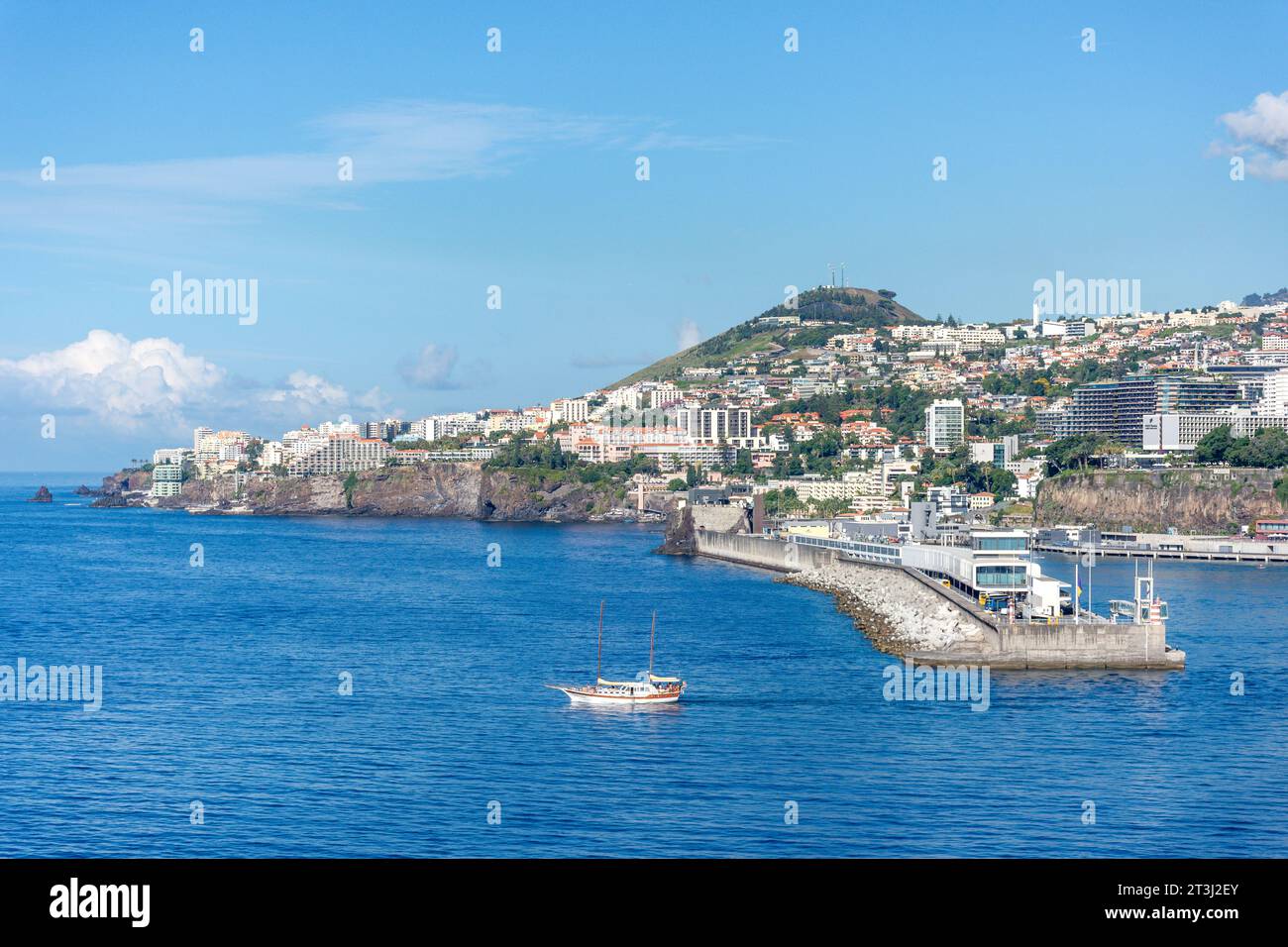 Funchal Cruise Terminal and São Martinho, Funchal, Madeira, Portugal Stock Photo